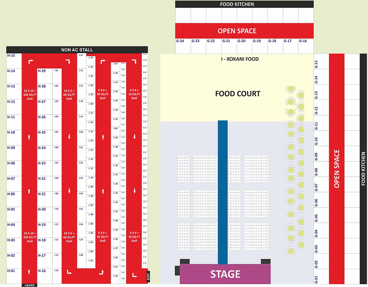 Layout for Global Kokan Festival 2025